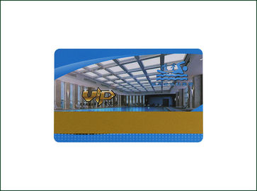 cartões chaves RFID do hotel plástico de 13.56MHz, cartões finos do acesso de sala do hotel do PVC