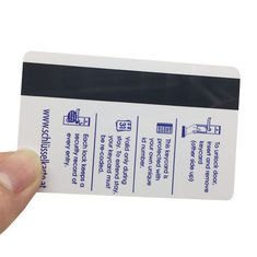 Cartões chaves do Pvc  S50 Chip Silkscreen Print Rfid Hotel