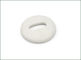 Botões laváveis da gestão simbólica branca de pano do hotel de Monza 4QT da etiqueta da lavanderia do PPS RFID