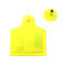 Os rebanhos animais amarelos da frequência ultraelevada RFID etiquetam/multi etiquetas funcionais pequenos do gado do RFID