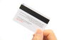 O cartão preto plástico da listra magnética da lealdade HICO com impressão personaliza o tamanho