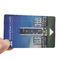 os cartões chaves do hotel das fechaduras da porta RFID de 13.56MHZ  1K/4K personalizaram o material do PVC