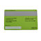 PVC RFID sem contato Smart Card  do plástico 13.56MHz ultraleve com número do DOD