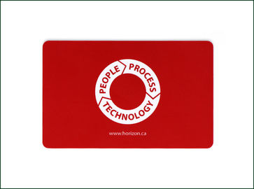 O cartão sem contato eletrônico do pagamento/costume vermelho imprimiu cartões do RFID
