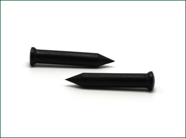 Cor que pode escrever-se do preto da etiqueta do prego do ABS 36*9mm LF RFID para o ativo que segue a gestão de madeira
