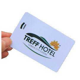 Listra magnética chave de cartões 13.56MHz CR80 do hotel matte do PVC  RFID