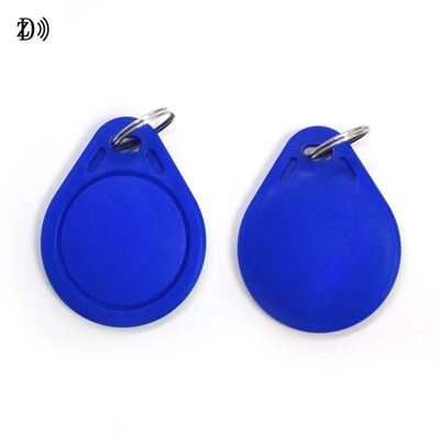 Chaveiro ABS RFID MIFARE Classic EV1 à prova d'água com LOGOTIPO/código QR personalizado para controle de acesso de portas