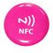 Microplaqueta impermeável do ISO 14443A Crystal Nfc Rfid Tag NFC213/215/216