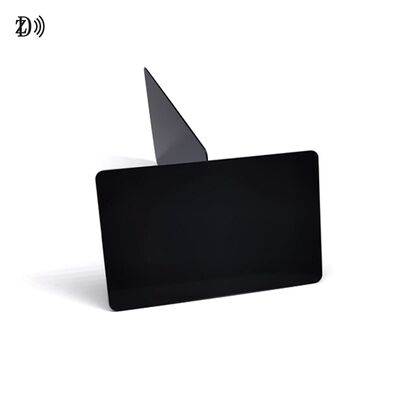 Cartão preto mate imprimível 13.56Mhz MIFARE DESFire EV1/2/3 Cartão preto NFC RFID plástico