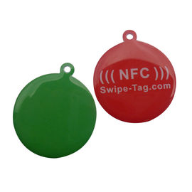 HF NFC NFC213 RFID Disc Tag, QR Code e URL Encoding RFID Pet Tag